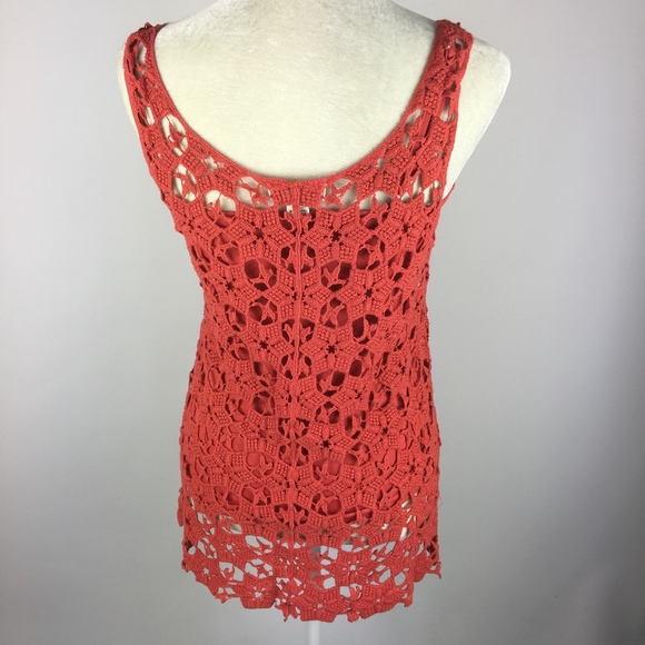 Artisan NY Crochet Over Cami Boho Blouse Small - Picture 5 of 6